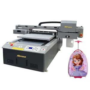 with EP xp 600 head High precision 6090 UV Led flatbed printer for cups pvc board phone case printing