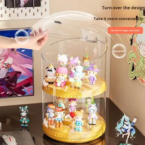 Gabinete <span class=keywords><strong>de</strong></span> almacenamiento <span class=keywords><strong>de</strong></span> plástico PET moderno, caja <span class=keywords><strong>de</strong></span> exhibición, multicapa, transparente, a prueba <span class=keywords><strong>de</strong></span> polvo para muñecas, figuras <span class=keywords><strong>de</strong></span> <span class=keywords><strong>mano</strong></span> para ladrillos Lego <span class=keywords><strong>de</strong></span> aluminio - Product Image 3