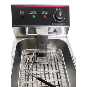 Multifunctional Commercial/Household Deep <b>Fryer</b> Chicken Potato Chips Double/Single Tank Steel Food Processing - Product Image 4