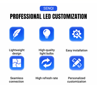 Table de DJ LED pliable et portable, écran LED incurvé pour DJ, pour événements professionnels, décoration de clubs et promotion de marque