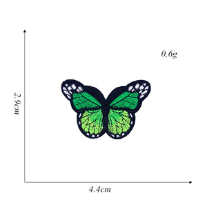 Patch en tissu de broderie papillon multicolore de dessin animé bricolage vêtements accessoires Patch repassage dos colle timbre de broderie en Stock - Product Image 4