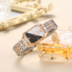 SOKI 005 <span class=keywords><strong>Orologio</strong></span> da <span class=keywords><strong>Donna</strong></span> con Quadrante <span class=keywords><strong>Bianco</strong></span> e Nero, Moda Casual, al Quarzo, in Argento Rosa - Product Image 5