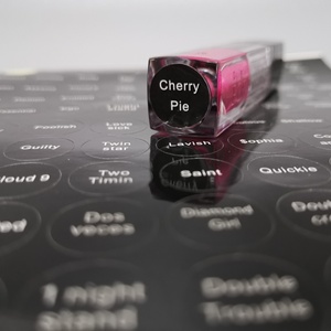 Tubes à rouge à lèvres personnalisés, maquillage, cosmétiques, autocollants transparents, gloss à lèvres, marque privée - Product Image 6
