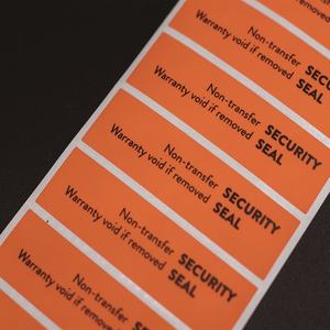 Autocollant de garantie personnalisé, nul si manipulé, emballage de boîte de couleur cosmétique, autocollant d'étanchéité nul - Product Image 6