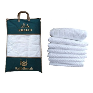 Đồ may mặc Hồi giáo bán buôn, khăn <span class=keywords><strong>Hajj</strong></span> cao cấp, bộ 2 mảnh dành cho người Hồi giáo đi <span class=keywords><strong>Hajj</strong></span>/Umrah - Product Image 3