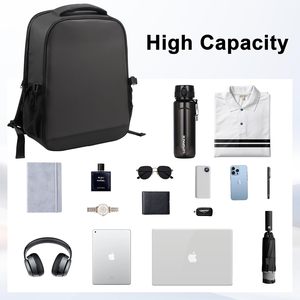 Mochila LED Raoaoqoon de 17 Pulgadas con Compartimento para Portátil, Impermeable, con Pantalla Programable por Aplicación, Unisex, para Viajes - Product Image 5
