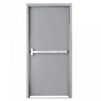 Porte coupe-feu industrielle moderne en acier, manuelle, épaisseur 1 3/4 po, personnalisable