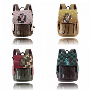 13 Styles Kimetsu No Yaiba Kyojin Anime <b>Backpack</b> Teenagers Student's School Bag Schoolbag - Product Image 1