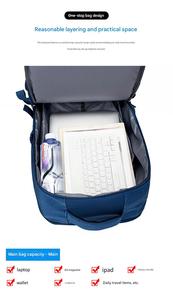 Nouveauté Sac à dos pour ordinateur portable unisexe imperméable grande capacité avec compartiment séparé pour chaussures léger pour les voyages et les trajets quotidiens - Product Image 4
