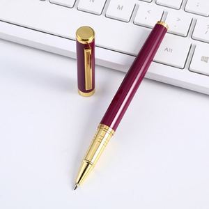Simple Fashion Metal <b>Pen</b> With Gold Clip Unisex Biros Custom LOGO White - Product Image 2