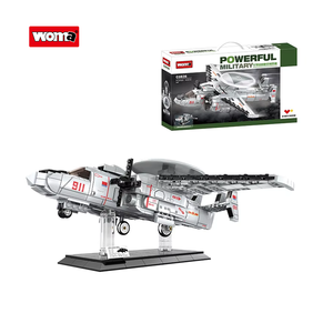 WOMA TOYS C0836 <span class=keywords><strong>Avion</strong></span> militaire <span class=keywords><strong>Air</strong></span> Force Police Carrier <span class=keywords><strong>Avion</strong></span> <span class=keywords><strong>de</strong></span> chasse à réaction Modèle <span class=keywords><strong>de</strong></span> blocs <span class=keywords><strong>de</strong></span> construction Jeu <span class=keywords><strong>de</strong></span> briques Jouet pour enfants et adultes - Product Image 1