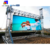 Écran LED HD 500x500mm pour location intérieure et extérieure, mur vidéo LED P2.6 P2.9 P3.91 avec écran géant de scène