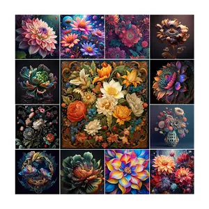 Pintura De Diamantes 5d Diy Diamond Art Painting Kits Ab Boor Canvas Kunst Muur Decor Pintura De Diamantes 5d