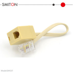 Adaptateur de connecteur <span class=keywords><strong>RJ45</strong></span> 8P4C mâle vers RJ9 4P4C femelle - Product Image 6