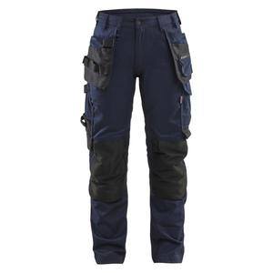 BLAKLADER - 713218328600D26 Pantalon Craftsman femme avec stretch Bleu marine foncé-PANTALON DE TRAVAIL EAN 7330509924129 - Product Image 1