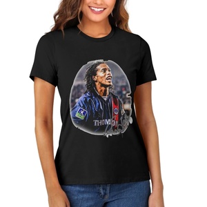 Maglietta da Calcio <span class=keywords><strong>Ronaldo</strong></span> per Uomo, Design Casual Transfrontaliero, Collo Tondo, Stampa 100% Cotone, Manica Corta, Vestibilità Comoda - Product Image 6