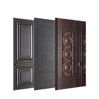 Nouveau design de porte en métal embouti en acier tôle de porte en fer peau de porte pour portail