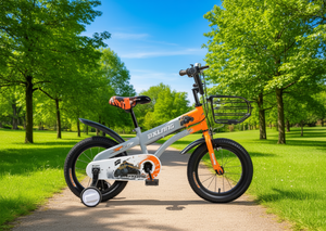 Bicicletta senza pedali Bxlang per bambini da 16 pollici con ruote di supporto per bambini dai 3 ai 6 anni, per uso esterno - Product Image 2