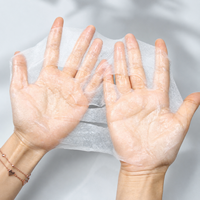 Masque facial en tissu non tissé non compressé en fibres d'algues blanches biodégradables Y115, super absorbant l'eau
