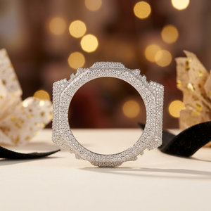 Couverture de lunette de montre en diamant personnalisée, accessoires de montre de luxe, directement de l'usine - Product Image 6