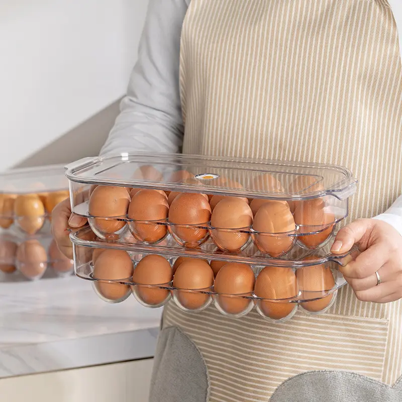 Đa-hai lớp Hot Sản phẩm bán chạy công suất lớn trứng lưu trữ chủ container cho tủ lạnh