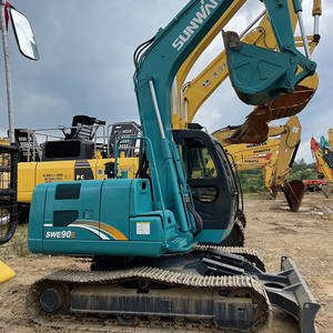 รถขุดซันเวิร์ด รุ่น SWE90E มือสอง น้ำหนัก 9 ตัน เครื่องจักรก่อสร้าง - Product Image 3