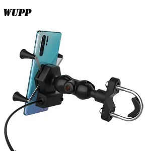 Support Motorcycle Cellular Charger Moto Phone Holder Charger For Motorbikes