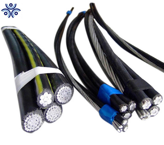 0.6 KV Triplex ABC Overhead Service Drop Cable XLPE 3x16mm2 Aluminum Conductor