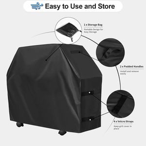 Housses universelles pour <span class=keywords><strong>barbecue</strong></span>, résistantes aux UV, pour <span class=keywords><strong>barbecue</strong></span> au gaz - Product Image 5