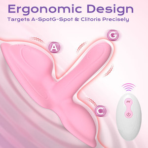 Vibrateur G-Spot télécommandé pour femme, Dildo, Plug anal, Rechargeable USB, Étanche, en Silicone, Jouet sexuel, Achat en gros - Product Image 2
