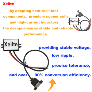 Duy nhất giai đoạn 24V để 5V Buck DC DC bước xuống <span class=keywords><strong>USB</strong></span> chuyển đổi đầu ra 5V 3A điều chỉnh điện áp với Loại C <span class=keywords><strong>USB</strong></span> sạc điện thoại - Product Image 5