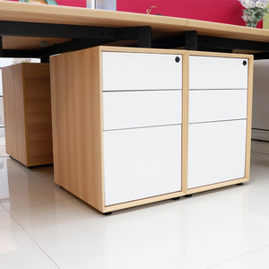 Phong cách Tủ hồ sơ bán buôn <span class=keywords><strong>3</strong></span> ngăn kéo di động gỗ Tủ hồ sơ - Product Image 1