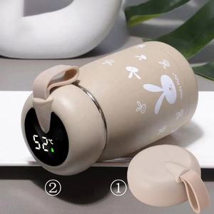 Botella de Acero Inoxidable Aislada para Regalo Promocional, Linda Botella Térmica Inteligente de Silicona Mini con Estampado, Libre de BPA, a Prueba de Fugas para Niños - Product Image 3