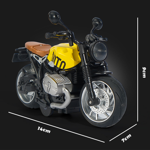 Modellino di Moto in Lega 1:12, Alta Precisione, Miniatura in Metallo da Collezione, Funzionamento a Batteria con Retrocarica per Bambini - Product Image 4