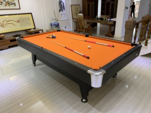 Mesa de <span class=keywords><strong>Billar</strong></span> y Snooker Profesional de Lujo para Interiores, Moderna, de 7, 8 y <span class=keywords><strong>9</strong></span> pies, con Retorno de Bolas, Personalizable, de Cuero y MDF, ¡Venta Caliente! - Product Image 3