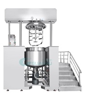 Homogénéisateur mélangeur sous vide à double enveloppe Guanyu 500L pour cosmétiques, crèmes de beauté et dentifrices