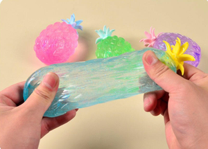 2025 New Stress Fidget Toy TPR Pineapple Maltose Nee <b>Squishy</b> Squeeze Toy - Product Image 3