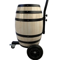 Refroidisseur debout extérieur Refroidisseur de boissons extérieur Chariot Patio Rolling Ice Chest for Bar Party Backyard with Wheels