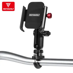 Soporte para teléfono MOTOWOLF Venta caliente universal motocicleta montar V3 soporte para teléfono móvil