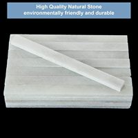 Crayon en pierre graisseuse blanc plat pour soudeurs, outils et marqueurs textiles avec marquages amovibles sur acier et fonte