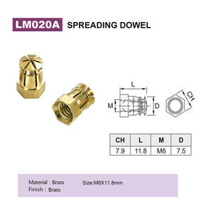 Tuerca de Latón para Espaciador de Muebles LM020 - Product Image 2