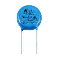 Condensateur céramique haute tension de sécurité série JEC Y1 1µF 250V/380V/400V/440V, montage sur trou, tolérance 20%, -40~+125°C