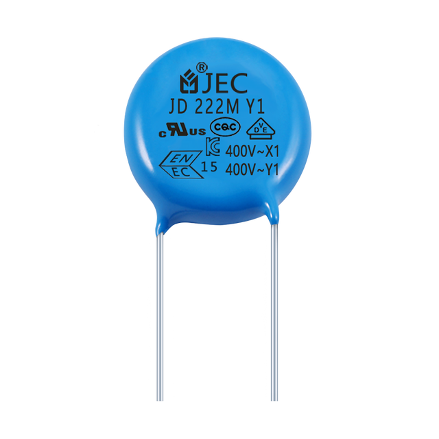 JEC Y1 Series Safety High Voltage Ceramic Capacitor 1uf 250V/380V/400V/440V Hole Package 20% Tolerance -40~+125