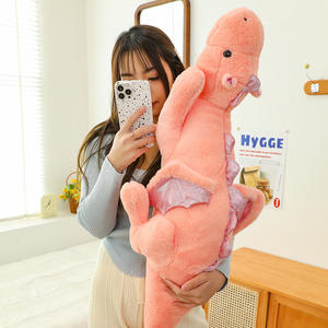 Nuevo <span class=keywords><strong>Dino</strong></span> 50cm Matcha lindo dragón bebé muñeco de peluche dormitorio almohada gato y perro jugar con juguetes de peluche mascota regalo de vacaciones - Product Image 2