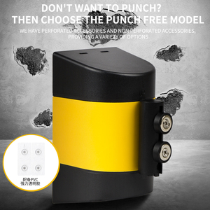 Đai Treo Tường 2M 3M 5M Kiểm Soát Đám Đông Đai Từ Tính Có Thể Thu Vào Rào Chắn - Product Image 3