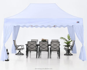 Pour ABCCANOPY 10x15FT Tente à baldaquin instantanée de style moderne avec rideau <span class=keywords><strong>blanc</strong></span> pour événements en plein air - Product Image 1