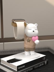 แท่นชาร์จรูปสัตว์ทำมือ งานศิลปะสวยงาม ใช้งานได้จริง ทำจากเรซิ่น ทาสีด้วยมือ สำหรับ Apple Huawei Watch ดีไซน์ทันสมัย - Product Image 2