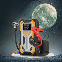 Démarreur de voiture 1500A 12V, capacité de la batterie 20000mAh, chargeur, lumière d'urgence LED, booster de batterie, démarreur de saut, certifié CE, aluminium