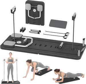 Máquina de Pilates Portátil, Tabla de Ejercicios Abdominales, Equipo Multifuncional con Rodillo para Entrenamiento de Core Completo en Casa - Product Image 1