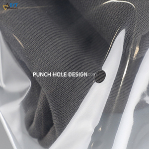 Sacchetti in Plastica Trasparente con Chiusura <span class=keywords><strong>a</strong></span> Zip e Logo Personalizzato per Imballaggio Abbigliamento, Segnali di Avvertimento, Buste con Cerniera per Vestiti e Magliette - Product Image 4